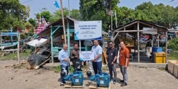 BRI Hadir untuk Nelayan Tanjungsari, Berikan 4 Mesin Perahu dan Dana Usaha