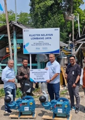 BRI Hadir untuk Nelayan Tanjungsari, Berikan 4 Mesin Perahu dan Dana Usaha