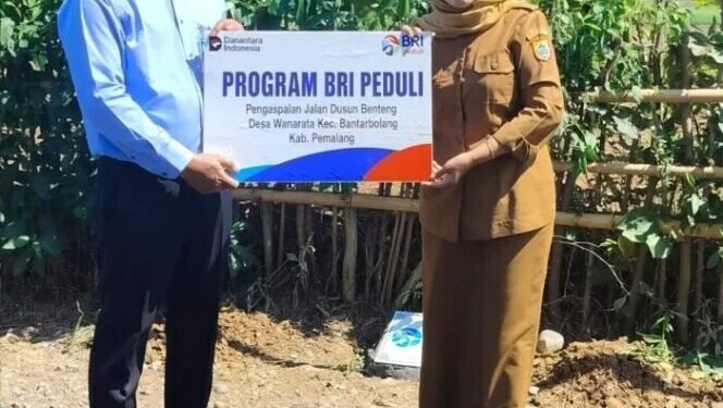 BRI Peduli Bangun Akses Jalan di Dusun Benteng Wanarata, Dukung Mobilitas dan Ekonomi Warga